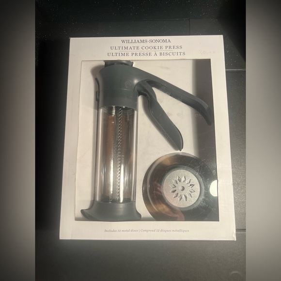 Williams Sonoma Other - Williams Sonoma Gray Cookie Press NEW in box ! !